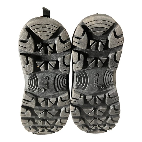 Quest Winter Boot Boy's Black Brown Sz 5 3M Thinsulate Lace Up Pac Leather Upper - Picture 7 of 8